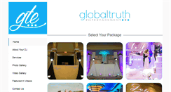 Desktop Screenshot of globaltruthentertainment.com