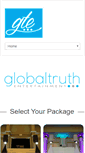 Mobile Screenshot of globaltruthentertainment.com